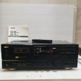 Проигрыватель кассетный AKAI GX-75mk Ⅱ, дефект с декой (в описании). Япония. Картинка 4